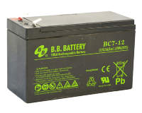 аккумулятор 7ah 12v  BB Battery BC7-12