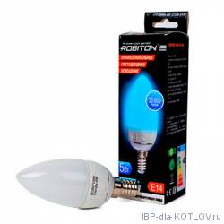    LED  Candle-5W-4200K-E14 Холодный белый свет 
