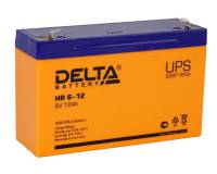 Аккумулятор 6v 12 ah, серия HR, бренд "Delta"