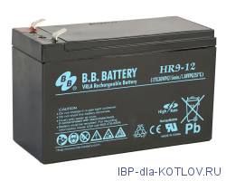 АКБ для мощных эхолотов, емкость 9 Ah BB Battery HR9-12